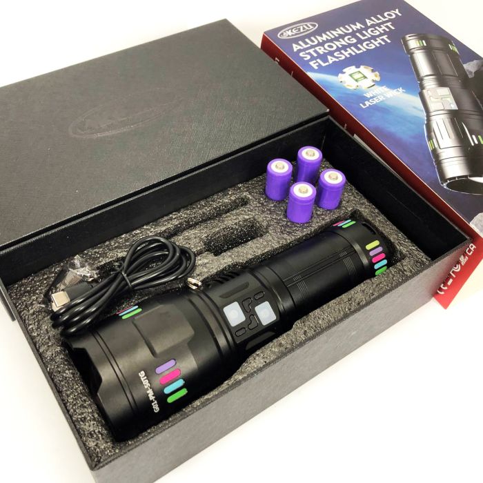 Фонарь NIGHT VISION FLUORESCENCE G01-PM50-TG, Мощный карманный фонарик, Сильный фонарик
