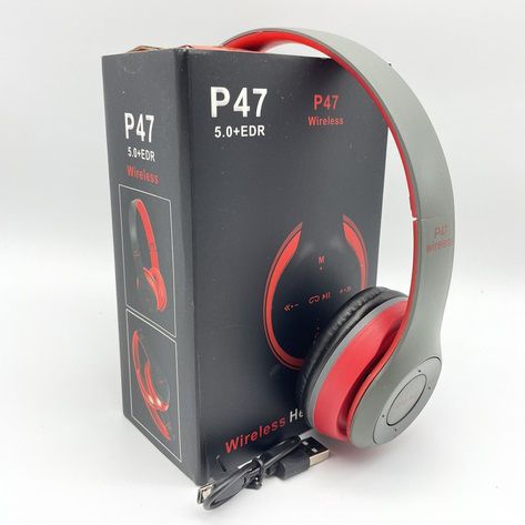 Беспроводные наушники Bluetooth Wireless Headset P47 Black Гарнитура для ПК, телефона с микрофоном