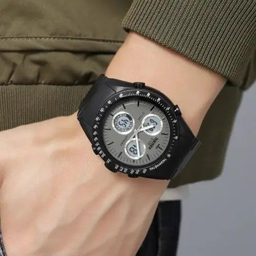 Часы наручные мужские SKMEI 2109BK, мужские армейские водостойкие тактические часы, военные часы