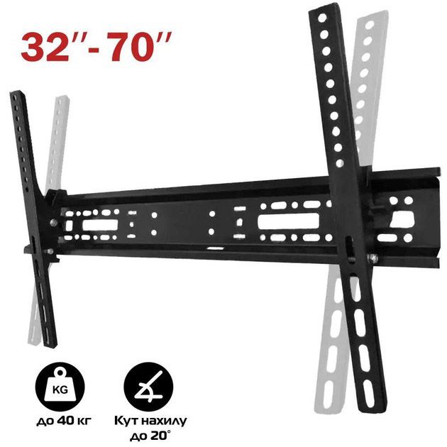 Крепление настенное для телевизора 32-70 Tilt Mount HT-003 кронштейн для ТВ, Наклонное крепление