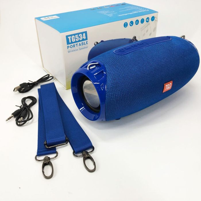 Портативная Bluetooth колонка TG534 SD IPX5 с ремешком, громкая блютуз колонка. Цвет: камуфляж