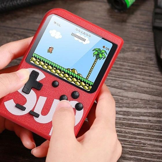 Приставки денди Sup Game Box 500 игр, Игровые приставки к телевизору для детей, Портативная ретро консоль