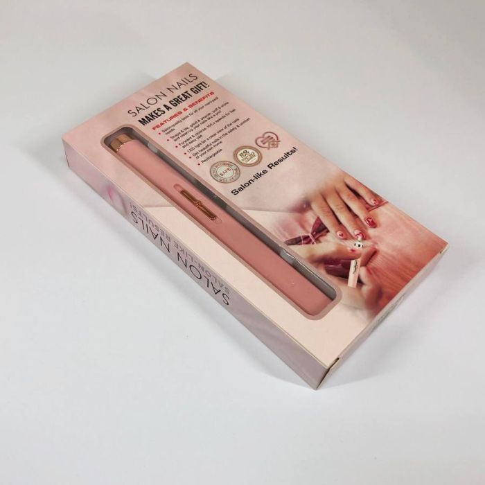 Фрезер для маникюра и педикюра Flawless Salon Nails, ручка фрезер для маникюра. Цвет: розовый