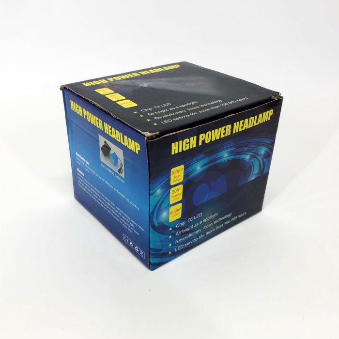 Налобный фонарь Bailong BL-T24-P50 аккумуляторный LED/Zoom 3 режима работы, фонарь на голову для рыбалки