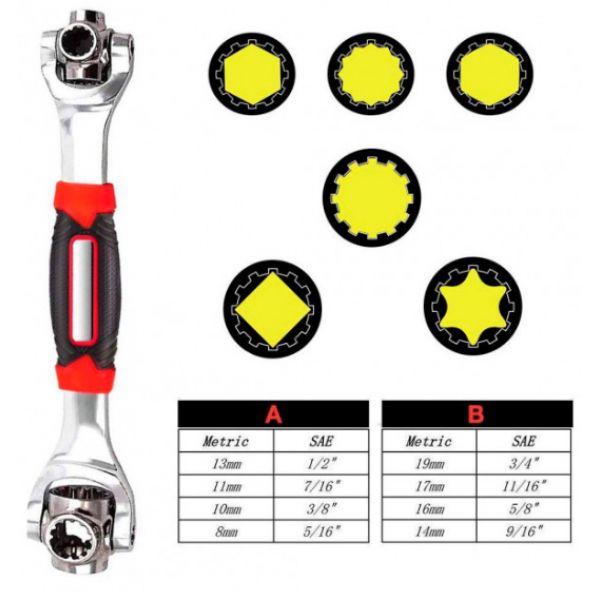 Универсальный ключ 48 в 1 Universal Tiger Wrench PRO original Сверхпрочный, набор универсальных ключей