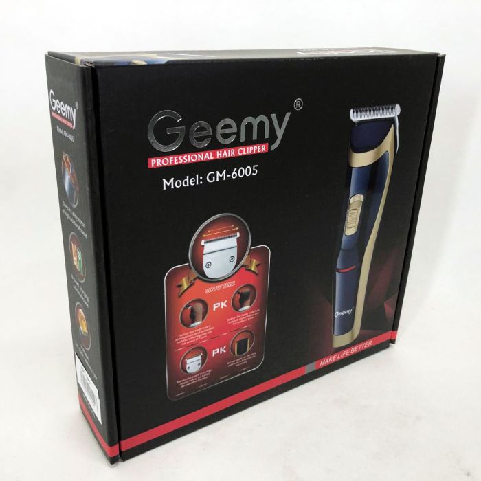 Машинка для стрижки Gemei GM-6005, Многофункциональная аккумуляторная машинка для стрижки