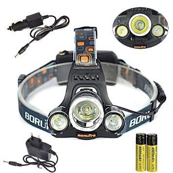 Фонарь Police 3000-T6+2XPE (2х18650, 5 режимов, Zoom, 1500 люмен), Налобный фонарь с линзой
