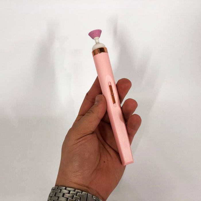 Фрезер для маникюра и педикюра Flawless Salon Nails, ручка фрезер для маникюра. Цвет: розовый
