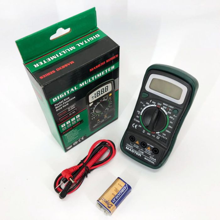 Мультиметр универсальный цифровой тестер Mastech MAS830L, тестер профессиональный, для дома