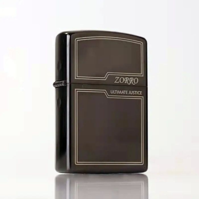 Зажигалка бензиновая Zorro HL-300, зажигалка на день рождения, зажигалка в подарочном футляре