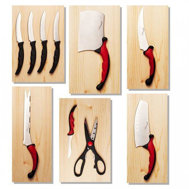 Набор кухонных ножей Contour Pro Knives 13 предметов, Набор кухонных принадлежностей набор ножей