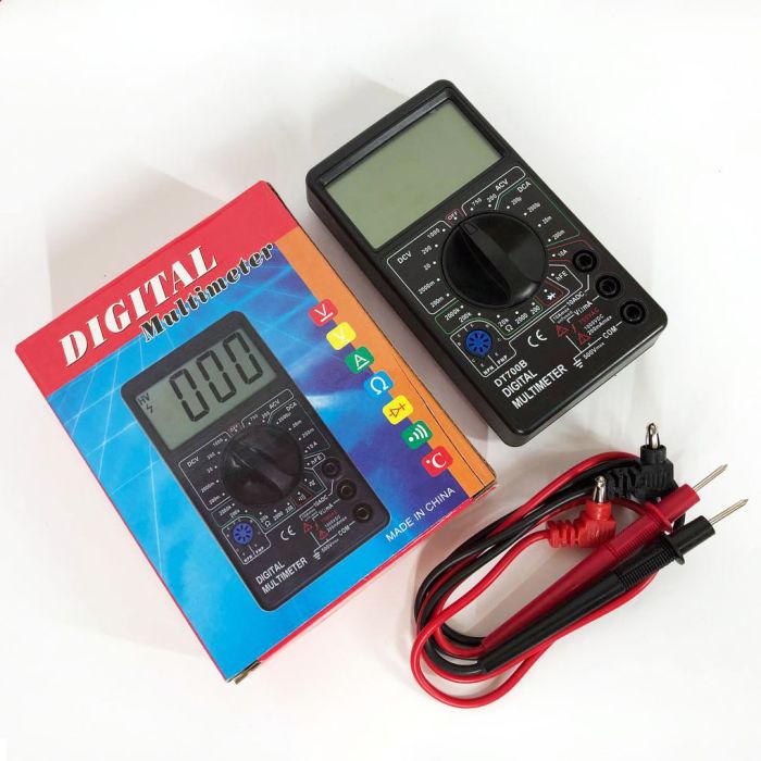 Цифровой мультиметр Digital DT700B c большим дисплеем, тестер для измерения напряжения, качественный
