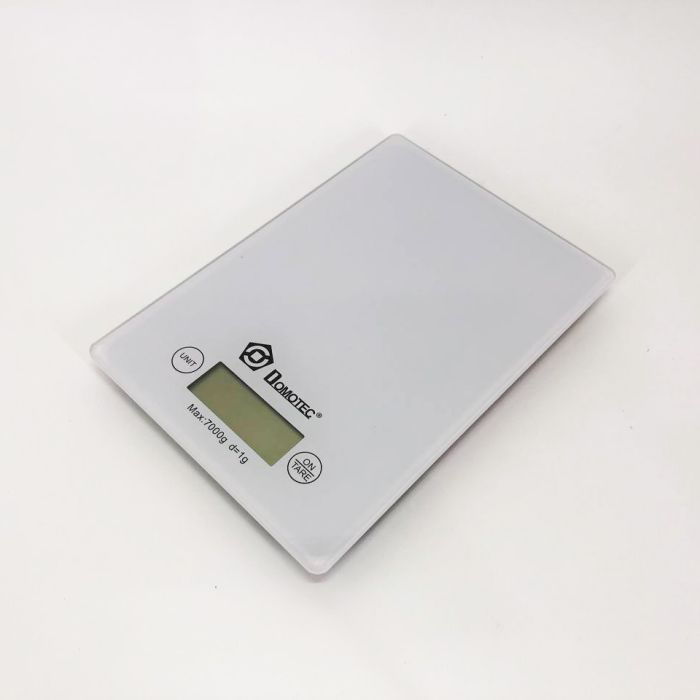 Весы кухонные DOMOTEC MS-912 Glass, электрические кухонные весы, точные кухонные весы. Цвет: белый