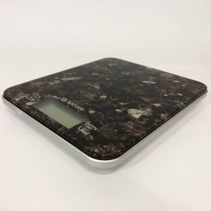 Весы кухонные Satori SKS-211-BL 15 кг, кухонные весы для взвешивания продуктов, Весы пищевые, кулинарные