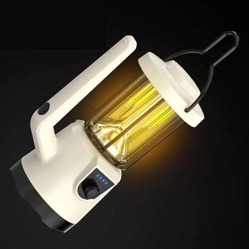 Кемпинговый ручной фонарь CH-22020 (LM + COB) + Power bank + Type-C + 2 режима (плавное регулирование)
