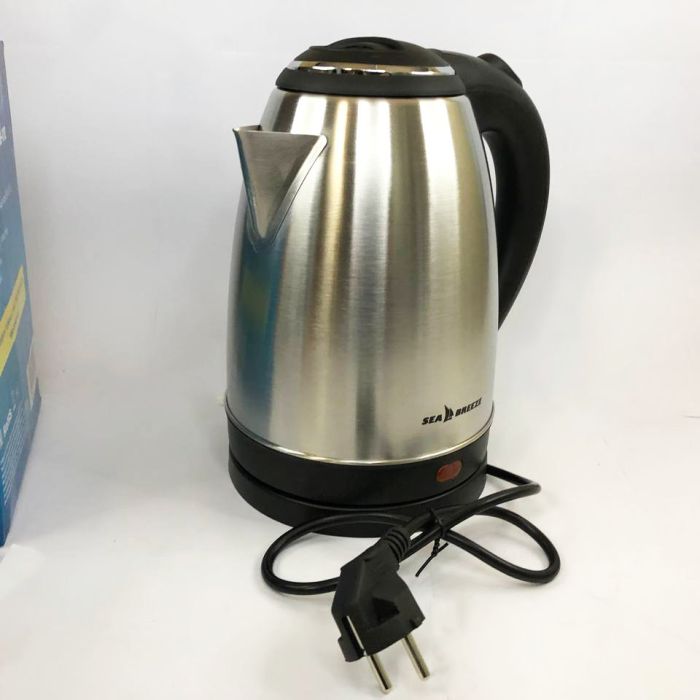 Электрочайник чайник электрический Sea Breeze SB-012 1.8 л, тихий электрический чайник, маленький чайник