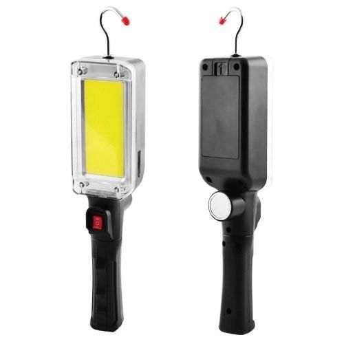 Фонарь кемпинговый ZJ-8859-COB-3 аккумуляторный 18650 х 2, зарядка от micro USB, с магнитом и крючком