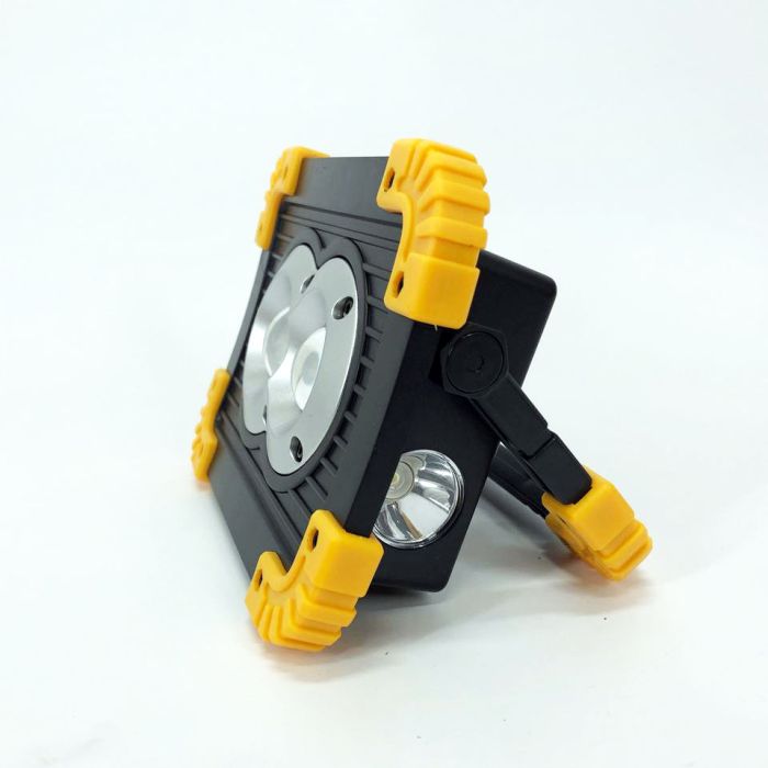 Прожектор светодиодный X-Balog L802-20W-2COB+1W, фонарь прожектор светильник, аварийная лампа