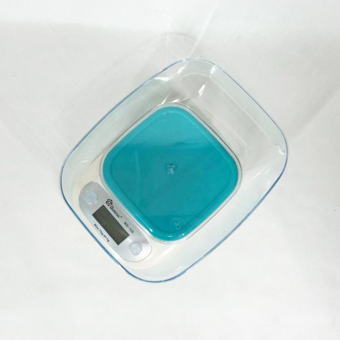 Весы кухонные DOMOTEC MS-125 Plastic, весы пищевые, весы кулинарные. Цвет: голубой