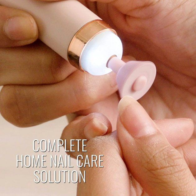 Фрезер для маникюра и педикюра Flawless Salon Nails, ручка фрезер для маникюра. Цвет: розовый