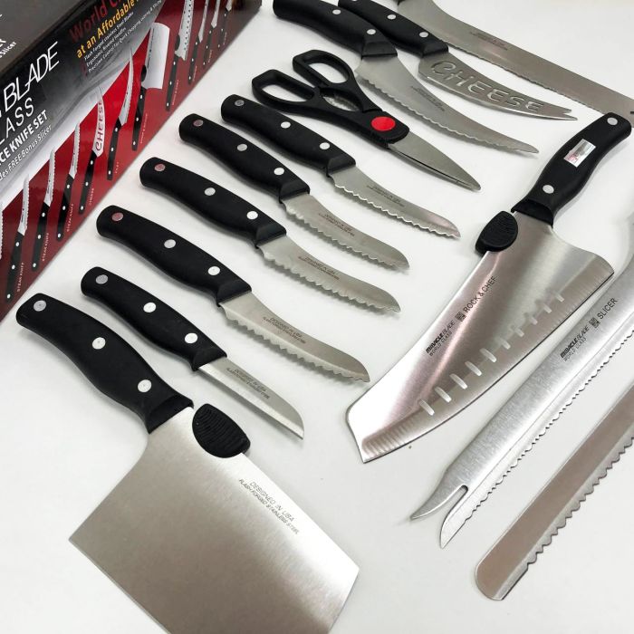 Набор кухонных ножей Contour Pro Knives 13 предметов, Набор кухонных принадлежностей набор ножей