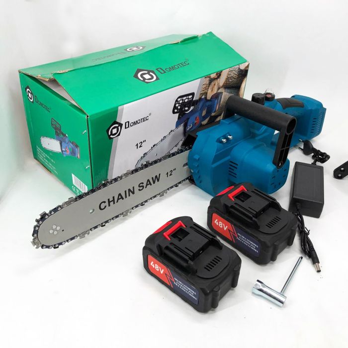 Аккумуляторная цепная пила Chain Saw 12'' (30см) DOMOTEC Цепная Пила на аккумуляторах для дома
