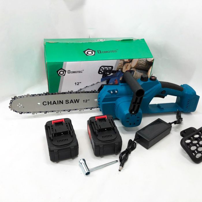 Аккумуляторная цепная пила Chain Saw 12'' (30см) DOMOTEC Цепная Пила на аккумуляторах для дома