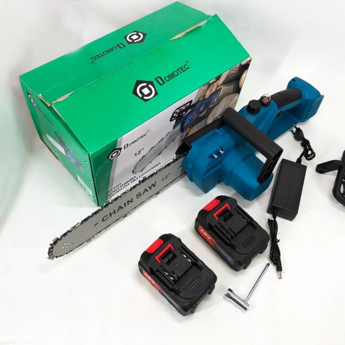 Аккумуляторная цепная пила Chain Saw 12'' (30см) DOMOTEC Цепная Пила на аккумуляторах для дома