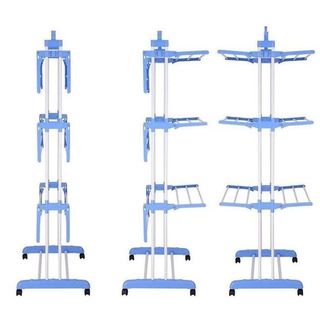 Сушилка для одежды, обуви и белья Garment Rack, телескопическая стойка вешалка для одежды