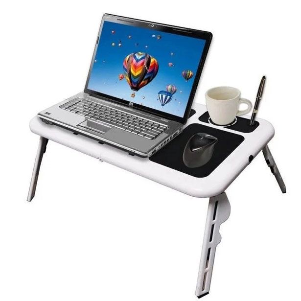 Подставка трансформер для ноутбука LD-09 E-Table, Наклонная подставка ноутбука на стол в кровать