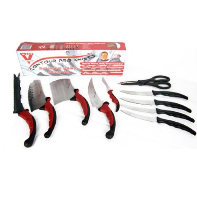 Набор кухонных ножей Contour Pro Knives 13 предметов, Набор кухонных принадлежностей набор ножей