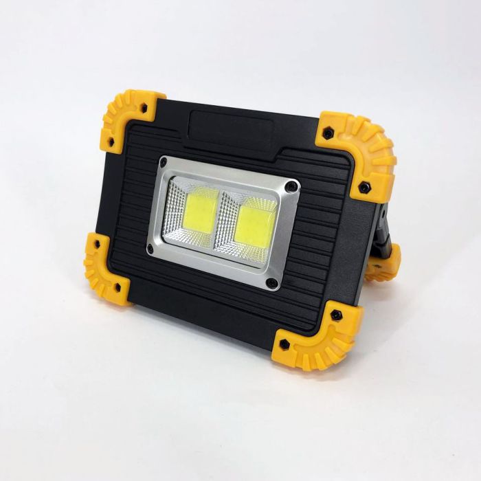 Прожектор светодиодный Фонарь L812-20W-2COB 1W power bank, светодиодные переносные прожекторы