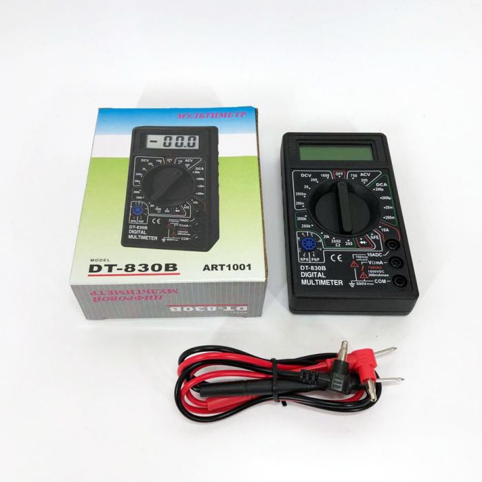 Цифровой мультиметр тестер Digital DT-830B, тестер для измерения напряжения, качественный мультиметр