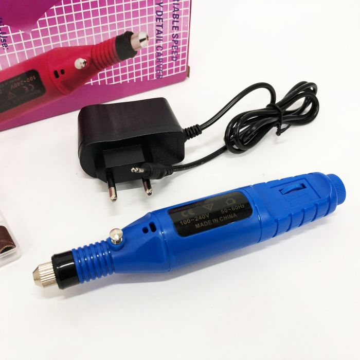 Ручной фрезер для ногтей SmartUs CBM-033 для маникюра и педикюра в домашних условиях. Цвет: синий