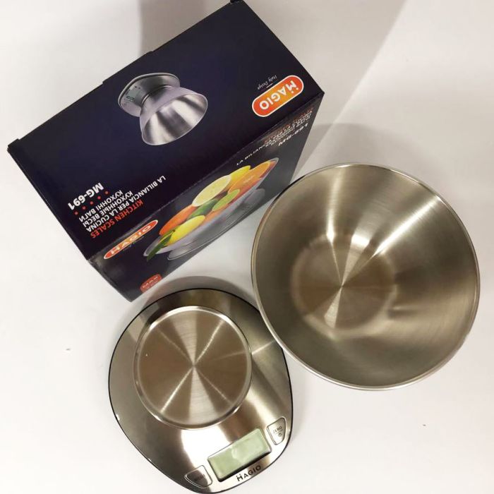 Весы кухонные MAGIO MG-691 до 5кг, весы кухонные со съемной чашей, весы для взвешивания продуктов