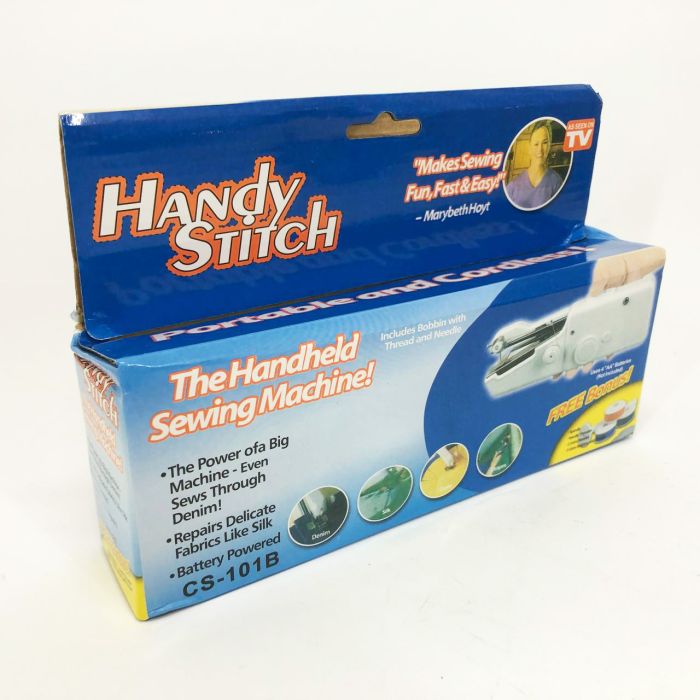 Портативная мини-швейная машинка HANDY SWITCH CS-101B, Ручная швейная машинка удобная компактная