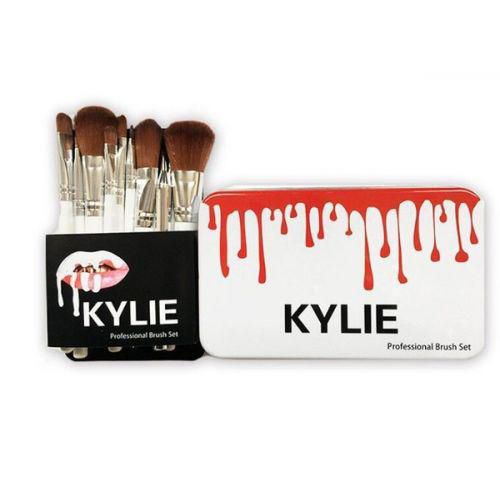 Набор профессиональный кисти для макияжа Kylie Jenner Make-up brush set 12 шт