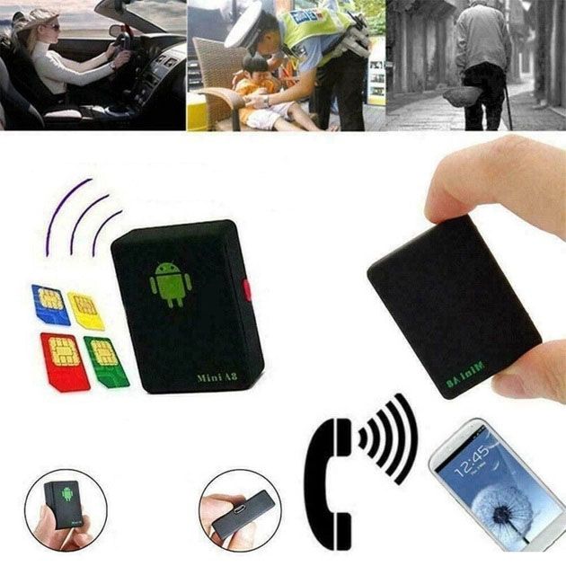 Мини GPS трекер через SIM карту А8 со встроенным микрофоном, GPS GSM трекер для авто, Маячок