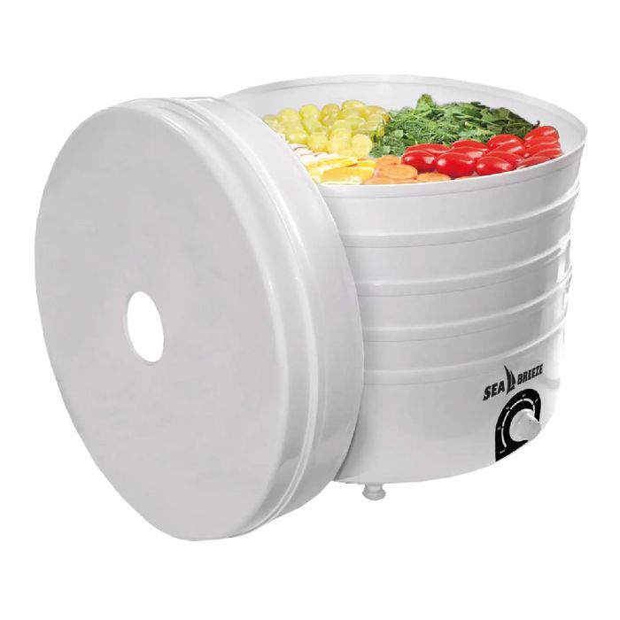 Сушка сушилка электросушка овощей и фруктов SeaBreaze SB-0302 4 секции 520Вт, 11л с регулировкой мощности