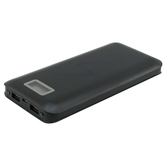Портативная мобильная зарядка Power Bank 30000 mAh UKC, Внешний аккумулятор, Зарядка power bank. Цвет: черный