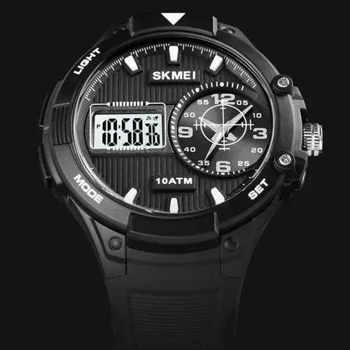 Часы наручные мужские SKMEI 1761BKWT, оригинальные мужские часы, брендовые мужские часы