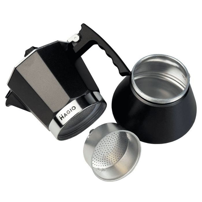 Гейзерная кофеварка Magio MG-1005 300 мл, гейзерная кофеварка для плиты, кофеварка гейзерного типа, кофейник