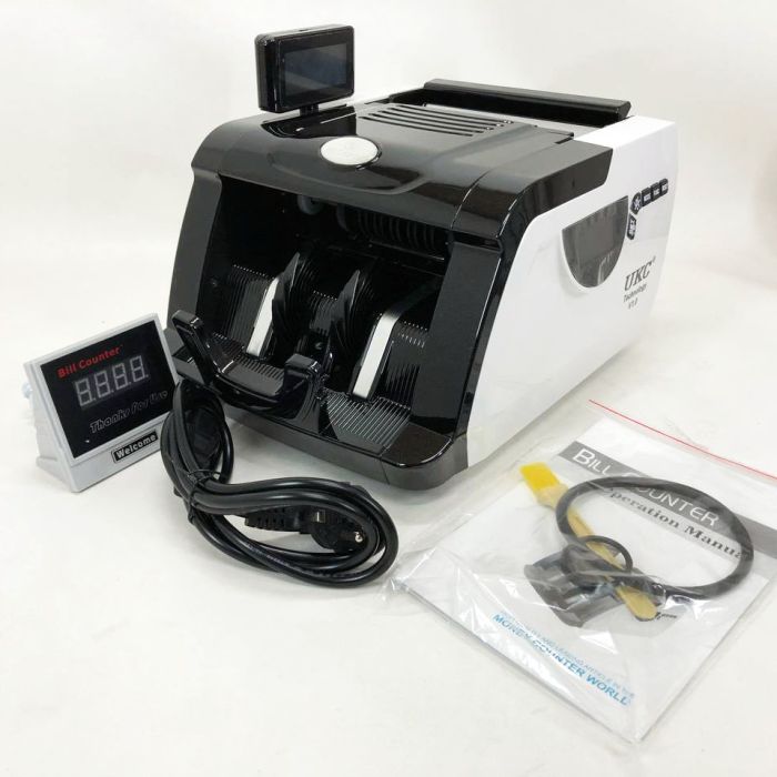 Счетная машинка для денег, счетчик банкнот Bill Counter GR-6200 c детектором UV, проверять деньги