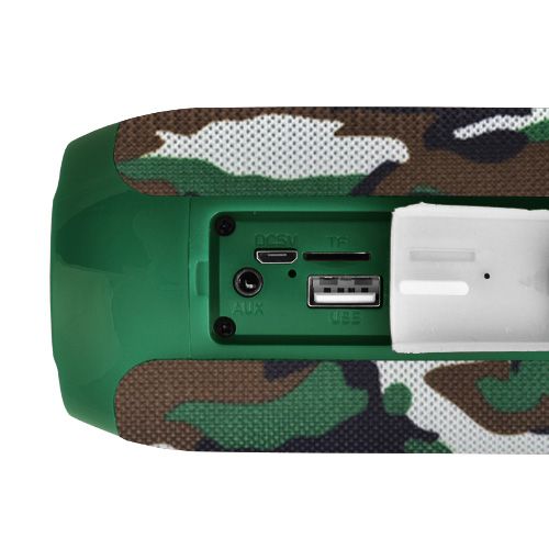 Bluetooth-колонка TG-117 портативная влагостойкая. Цвет: камуфляж