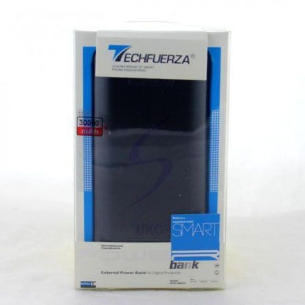 Портативная мобильная зарядка Power Bank 30000 mAh UKC, Внешний аккумулятор, Зарядка power bank. Цвет: черный