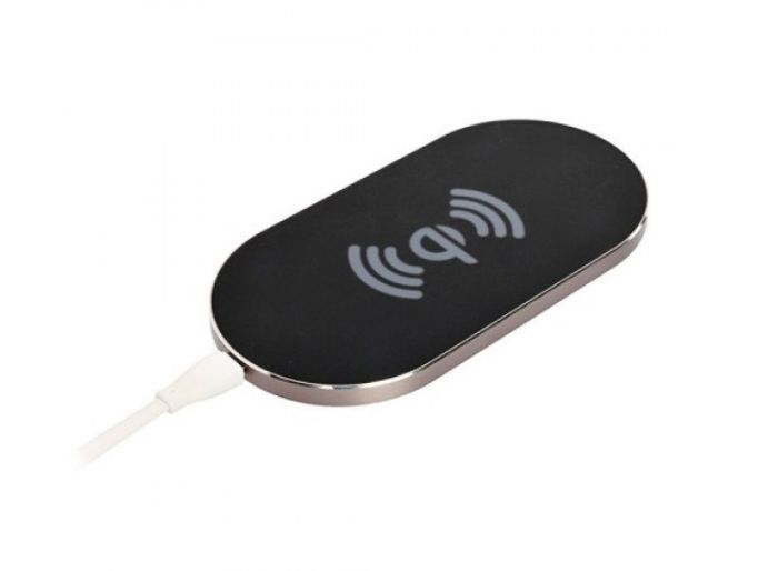 Беспроводное зарядное устройство Awei W2, беспроводная зарядка usb для iphone для андроид. Цвет: черный