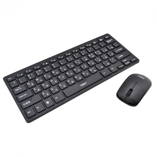 Беспроводная клавиатура IOS с мышкой Keyboard Wireless 901. Цвет: черный