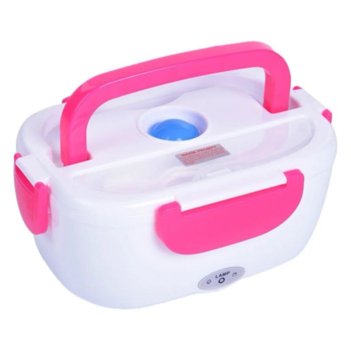 Ланч бокс электрический с подогревом Lunch Heater 220 V Pro, ланч бокс от сети. Цвет: розовый