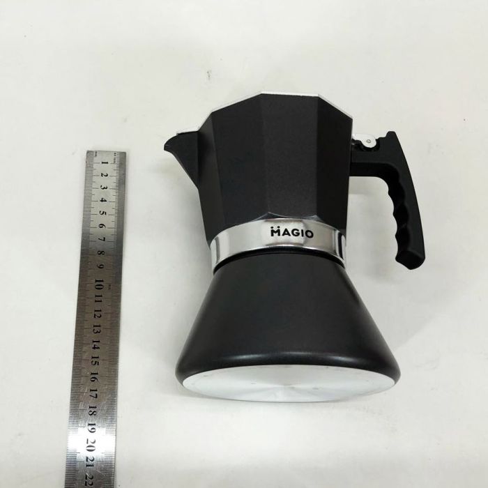 Гейзерная кофеварка Magio MG-1005 300 мл, гейзерная кофеварка для плиты, кофеварка гейзерного типа, кофейник
