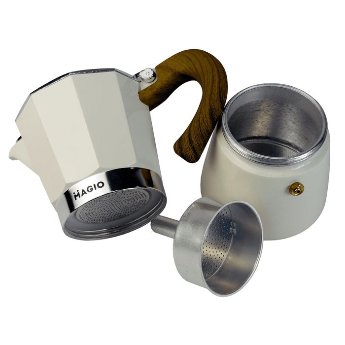 Гейзерная кофеварка Magio MG-1008 300 мл, кофеварка для индукционной плиты, гейзерная турка для кофе
